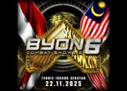 Nonton Byon Combat 6 Indonesia vs Malaysia, Lengkap Jadwal dan Daftar Fight Card