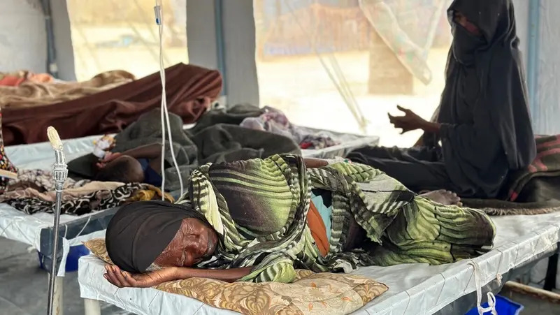 Pasien kolera di Sudan