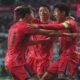 Son Heung-min rayakan kemenangan