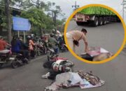 Bermula Menyalip Pengendara Scoopy Driyorejo Terserempet Kendaraan Lain Lalu Terlindas Truk
