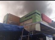 Detik-Detik Kebakaran Pasar Kebon Kembang Kota Bogor