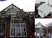 Puting Beliung Ngamuk di Buduran Sidoarjo, Atap Rumah Beterbangan