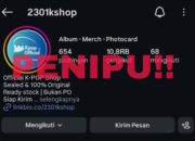 Toko Online Merch K-Pop Diduga Lakukan Penipuan dengan Modus Aktivasi Promo