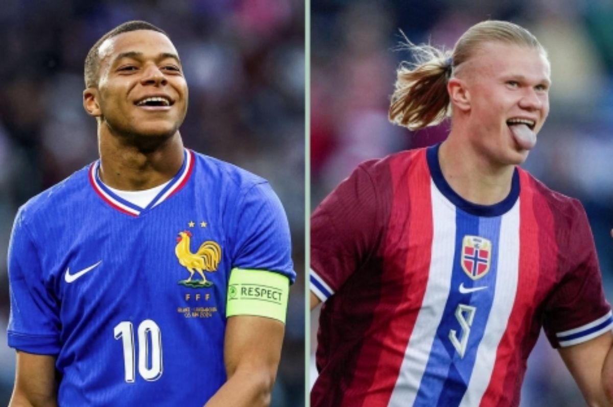 Erling Haaland dan Kylian Mbappe