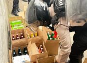Operasi Lilin Lodaya 2025, Polresta Bandung Sita Ribuan Botol Miras di Sejumlah Wilayah
