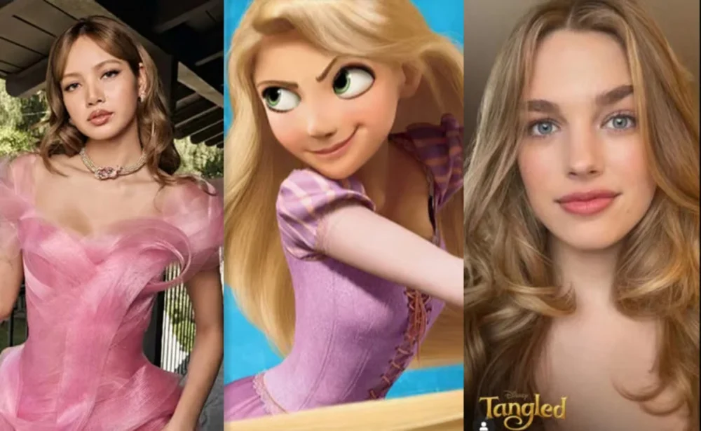 Lisa BLACKPINK tidak main di Tangled live-action