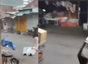 Puting Beliung Terjang Karanganyar, Puluhan Kios Pasar Rusak