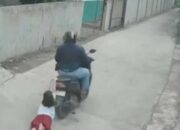 Viral Siswi SD Terseret Puluhan Meter Saat Gagalkan Pencurian