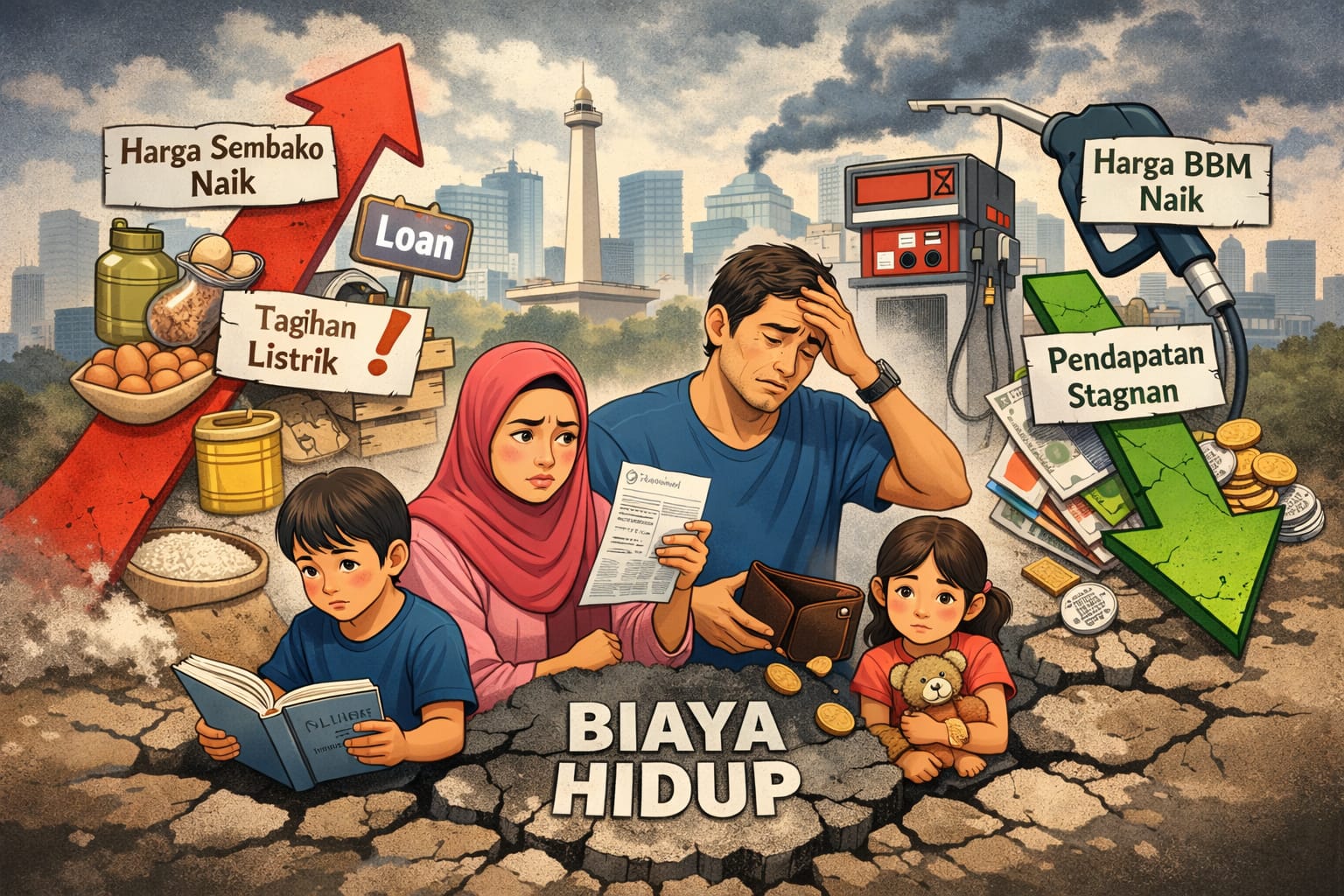 Ilustrasi: Biaya Hidup