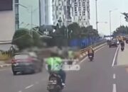 Diduga Mengantuk, Driver Ojol Alami Kecelakaan Fatal di Jakarta Selatan