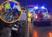 Hujan Deras Terjadi, Seorang Pengendara Motor Tewas Tabrak Bak Truk, Pelajaran Bagi Pengendara Lain