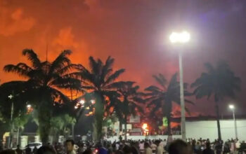 kebakaran di medan hari ini