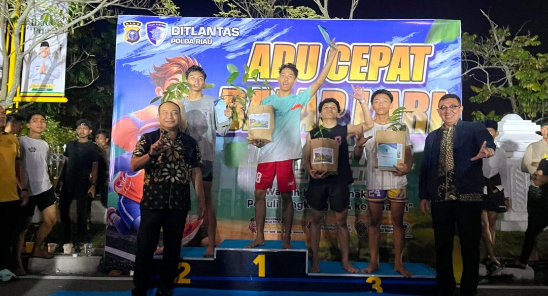 lomba lari Ditlantas Polda Riau