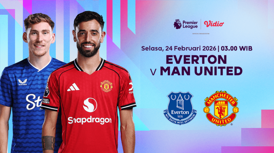 Live Streaming Everton vs Manchester United