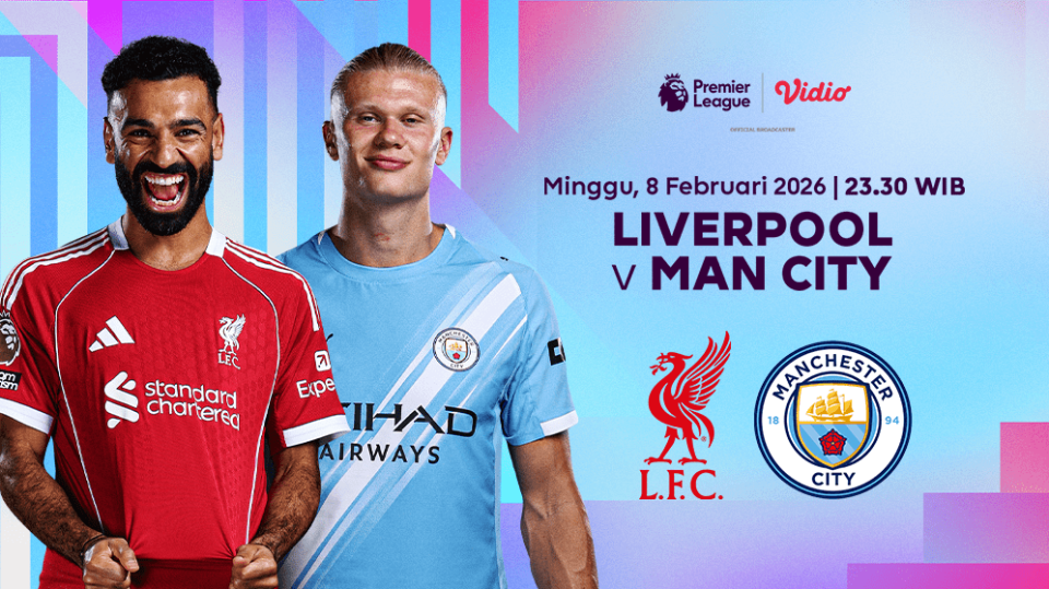 Live streaming Liverpool vs Manchester City