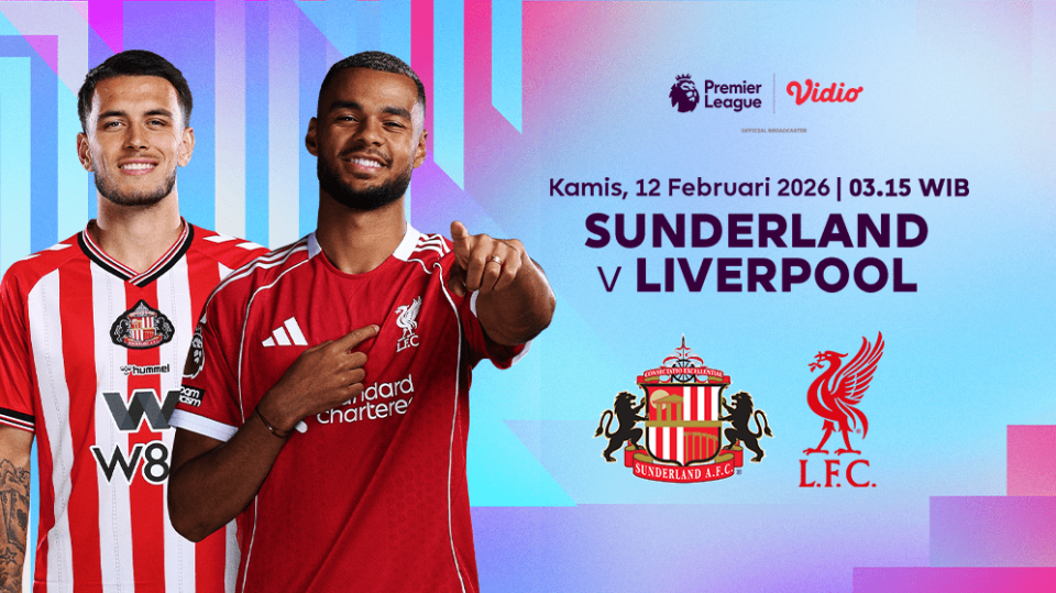 Live streaming Sunderland vs Liverpool yalla shoot (Vidio)