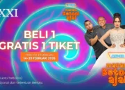 PROMO Nonton AIUEO Macam Betool Aja Buy 1 Get 1 Free di XXI, Berlaku hingga 16 Februari 2026