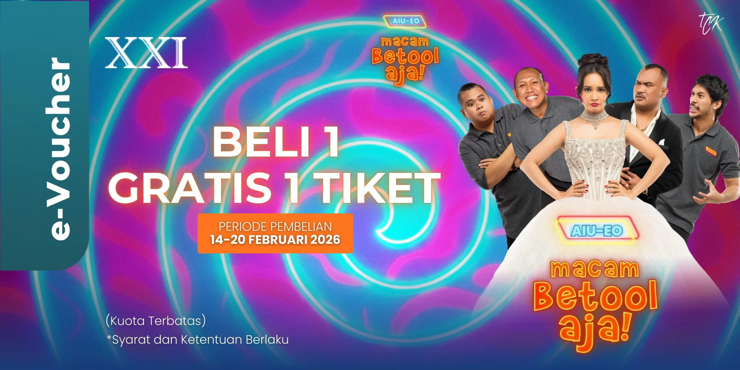 Promo Nonton AIUEO Macam Betool Aja