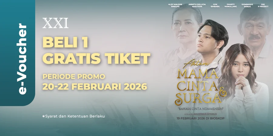 Promo tiket nonton Antara Mama, Cinta dan Surga