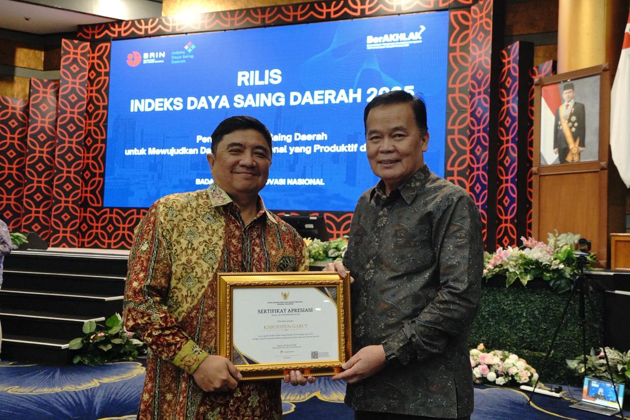 Bupati Garut Abdusy Syakur Amin dan BRIN