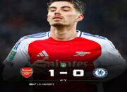 Arsenal ke Final Piala Liga Inggris Berkat Gol Dramatis Havertz, Chelsea Tersingkir dengan Agregat 2-4