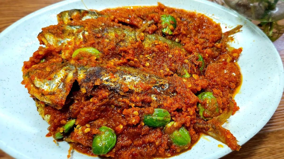 ikan kembung balado pete