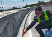 Pengendara Motor Tewas Usai Terjatuh dari Flyover Arengka Pekanbaru