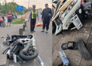Gagal Menyalip Warga Madura Tewas Ditabrak Truk Trailer di Tanjakan Trosobo Flyover