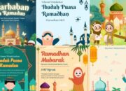 15 Poster Ramadhan Anak SD dengan Animasi Lucu, Menarik dan Cocok Dibagikan ke Sosial Media