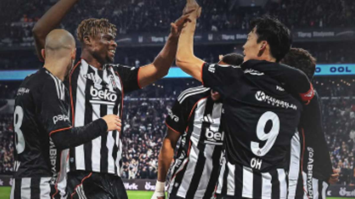 skor akhir Besiktas vs Goztepe