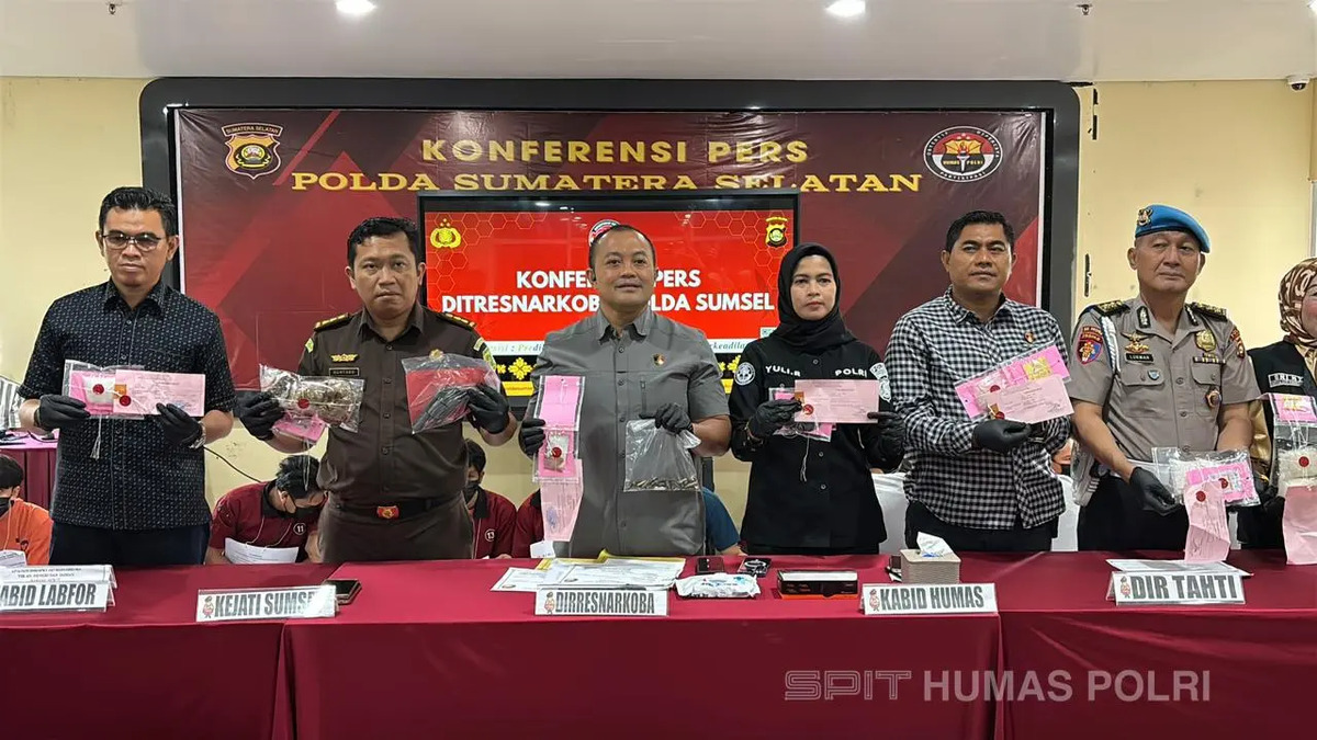 pemusnahan narkoba di Sumatera Selatan 2026