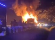 Bus Hangus di Tol Cipali, Dugaan Awal Korsleting Listrik di Mesin