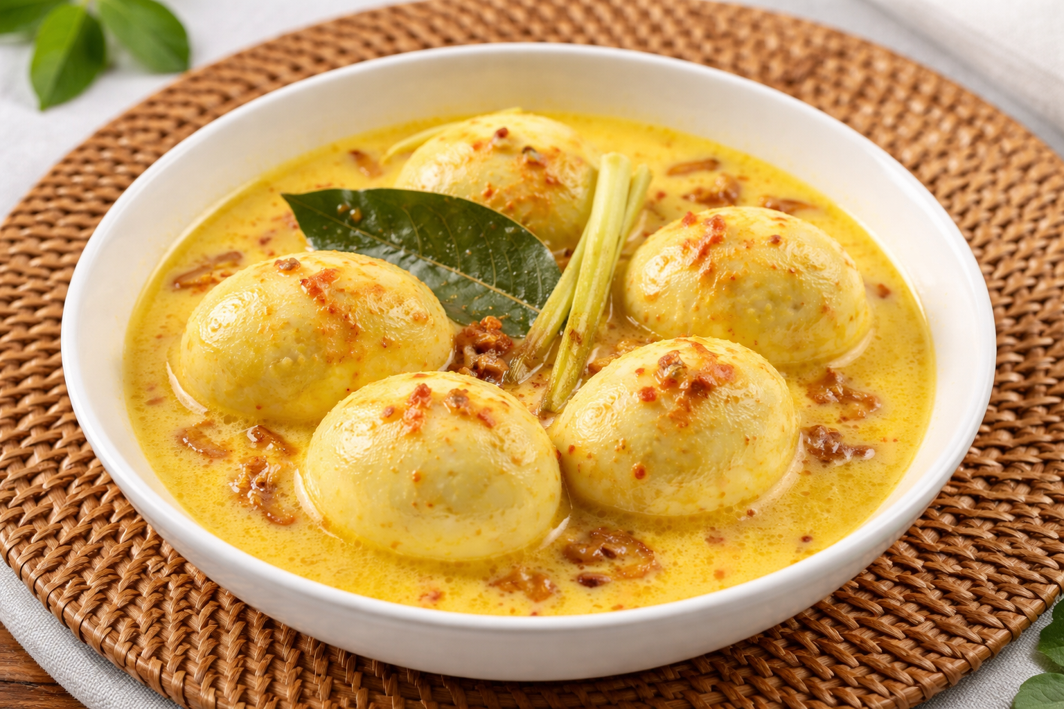 Resep Telur Rebus Kuah Santan