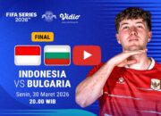 Live Gratis SCTV dan INDOSIAR – Link Timnas Indonesia vs Bulgaria Final FIFA Series 2026 Malam ini