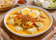Resep Lontong Sayur Kuah Santan Kental untuk Hidangan Lebaran yang Gurih dan Lezat