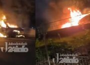 Viral di Medsos, Mobil Terbakar di Tol JORR  Jakarta Selatan