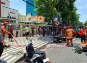 Kecelakaan Maut di Jalan Rajawali Surabaya, Pemotor Tewas Usai Tabrak Gerobak Gule