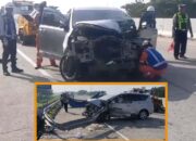Rombongan Pemudik dari Cilegon Tewas Kecelakaan di Tol Ngawi Mobil Tabrak Pembatas Jalan