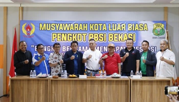 Aklamasi Tanpa Lawan, Agus Harpa Senjaya Nahkoda Baru PBSI Kota Bekasi