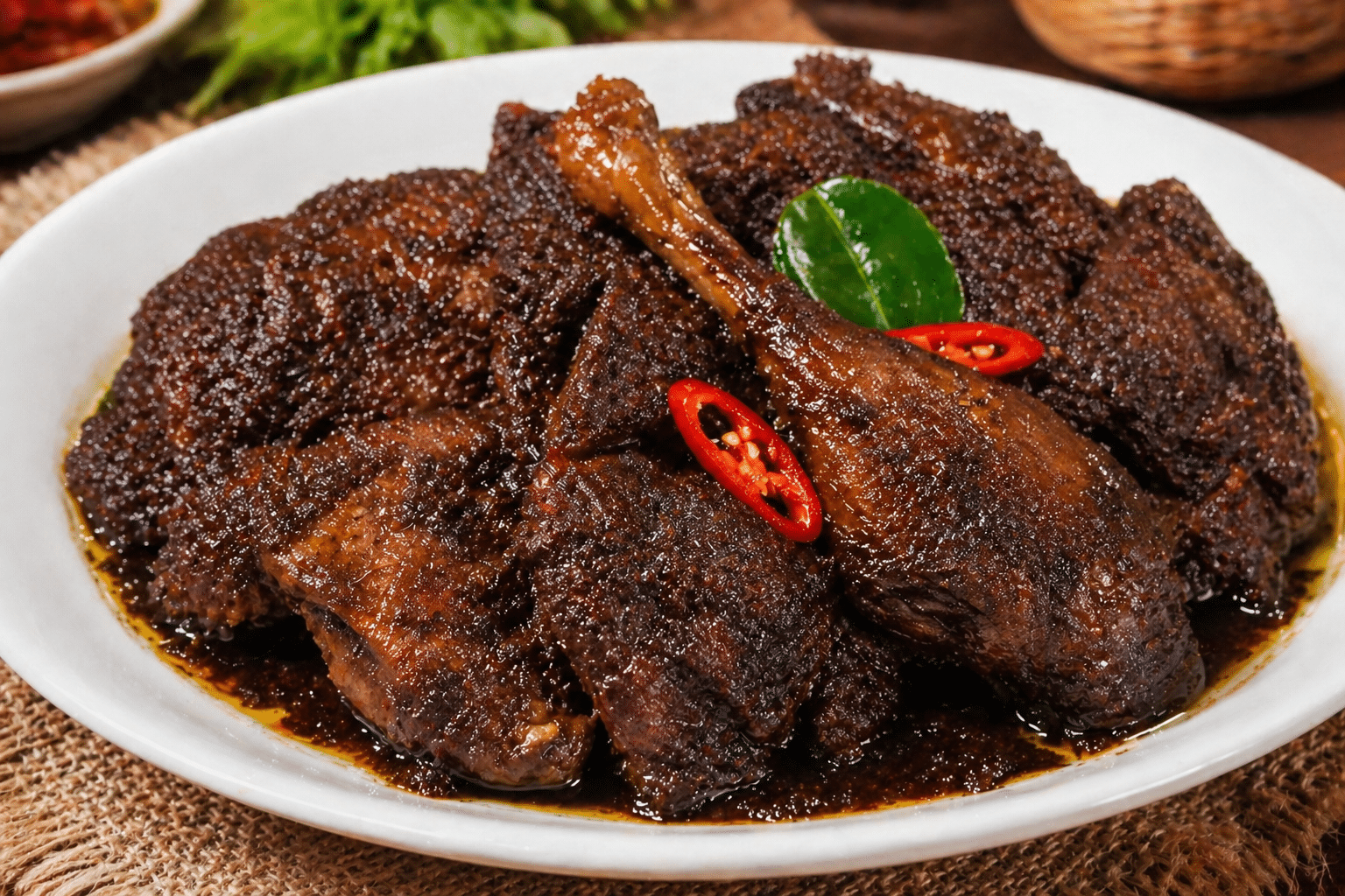 Resep Bebek Bumbu Hitam Khas Madura