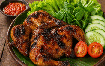Resep Lalapan Ayam Bakar Lezat,