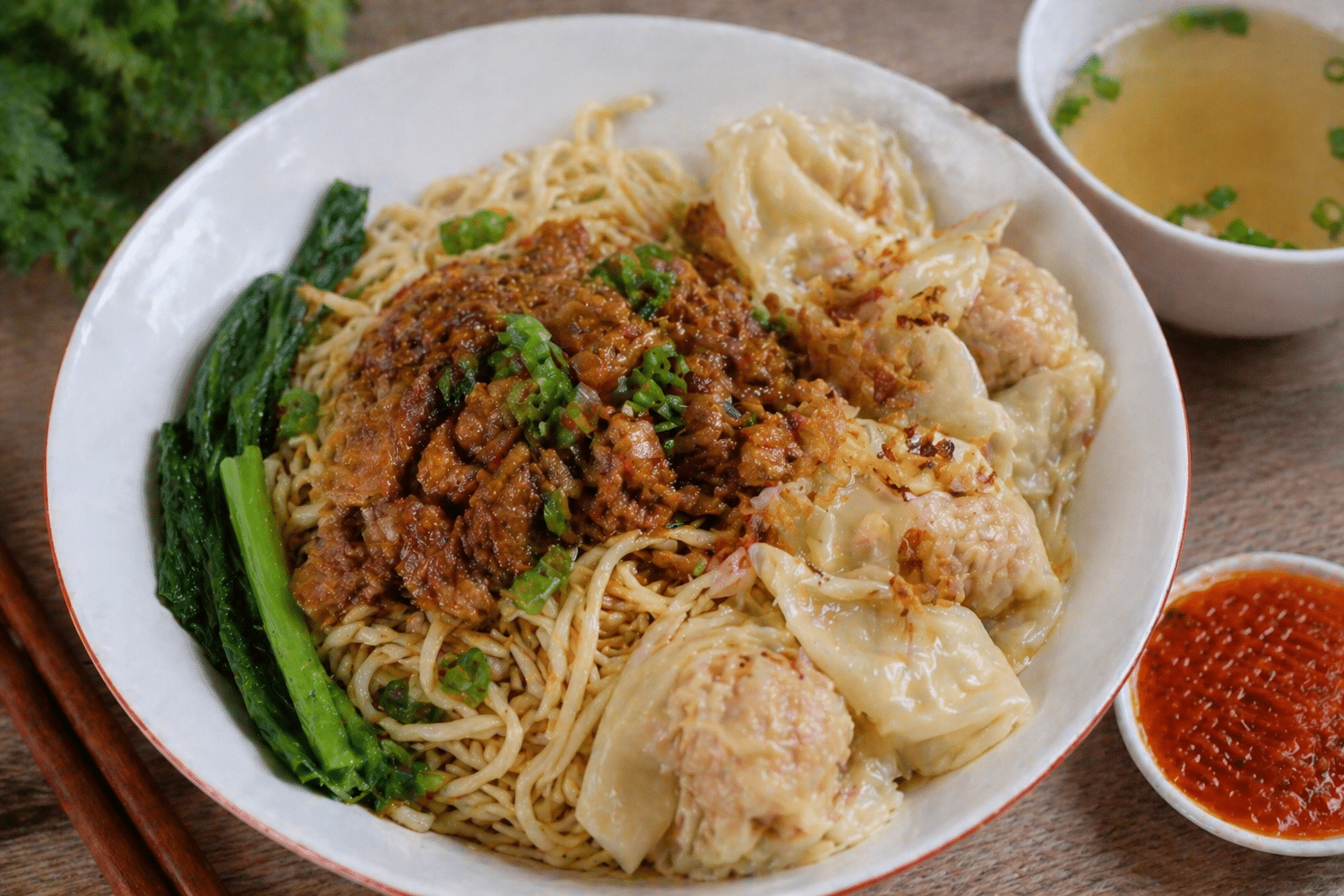 Resep Mi Pangsit Ala Pedagang Kaki Lima,