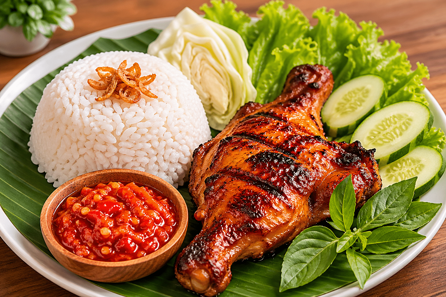 Resep Lalapan Ayam Bakar yang Lezat, Cocok Disantap dengan Nasi Hangat