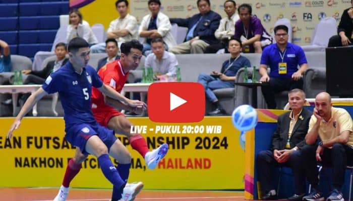 Live Gratis MNCTV dan Link Streaming Indonesia vs Thailand Final Piala AFF Futsal 2026