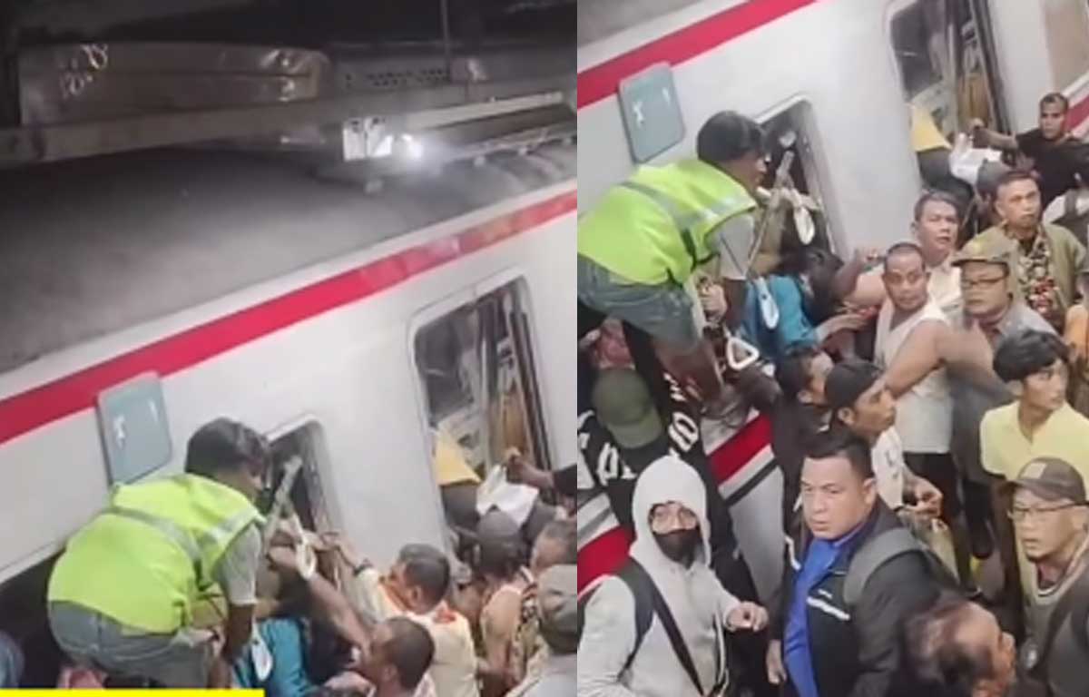 Kesaksian penumpang KRL