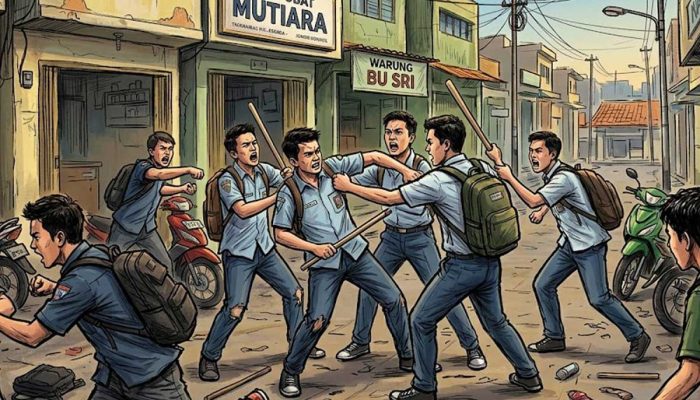 Tragis, Tawuran Pelajar Tewaskan Remaja di Jalan Lingkar Dramaga Bogor
