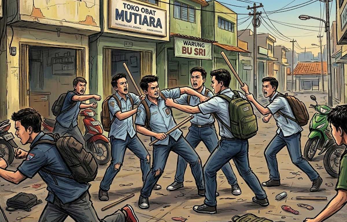 tawuran pelajar