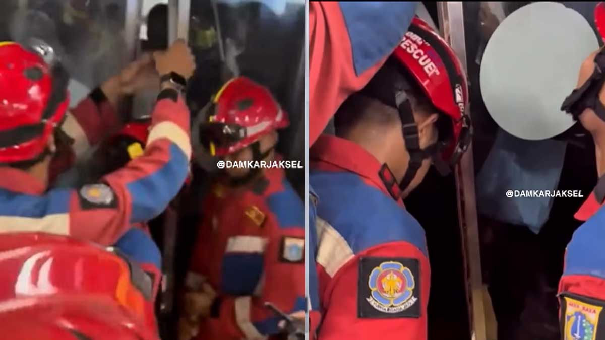 terjebak di lift