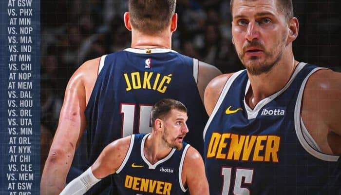 Jokic Cetak Triple-Double ‘Santai’, Nuggets Hajar Grizzlies – Rekor 10 Menang Beruntun Terjaga!