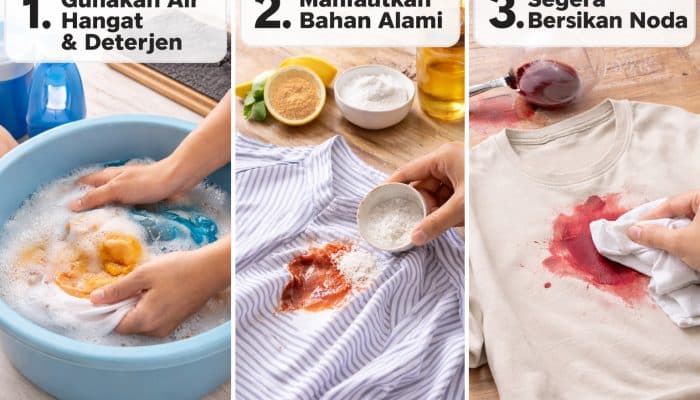3 Tips Ampuh Mengatasi Noda Membandel pada Pakaian dengan Mudah